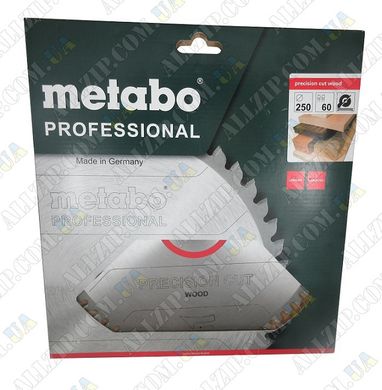 Пильный диск Metabo 250x30 628048000